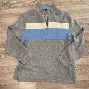 Club Room Gray Zip-Up Sweater XXL